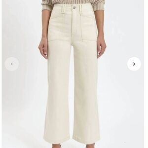 NWT Daze Denim Cream Wide-Leg Pants 26